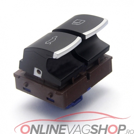 Buton crom deschidere portbagaj si usa rezervor OEM VW Passat B6, CC, B7