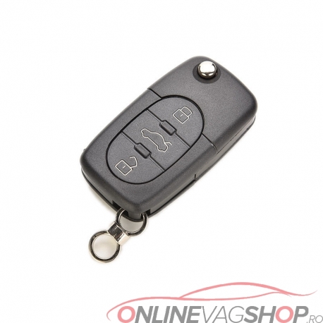 Carcasa cheie briceag cu logo Audi cu 3 butoane 