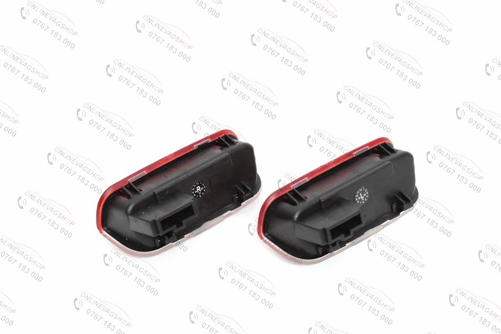 Set lampi dedicate cu logo Skoda pt portiere Skoda Superb 2
