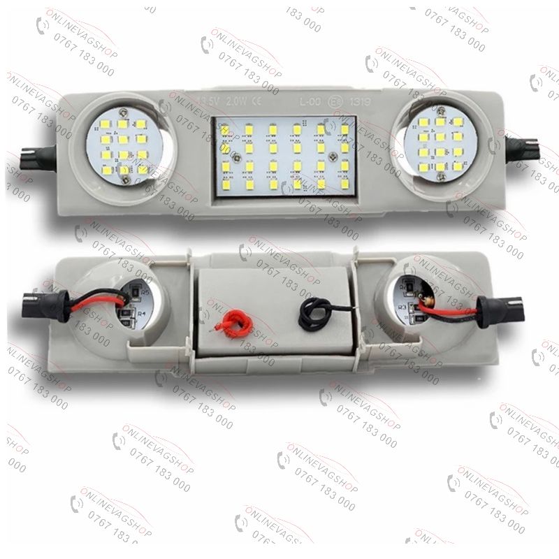 Led interior plafoniera fata + spate Passat B6 B7 CC Golf 5 Octavia 2