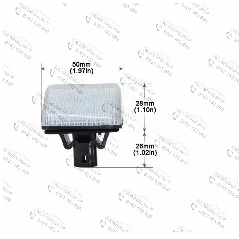 Set lampi LED numar Mazda 6, CX-5, CX-7