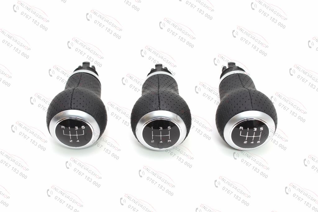 Nuca piele perforata S-line pt Audi A4 B8/A5/A6/Q5 in 5-6 viteze