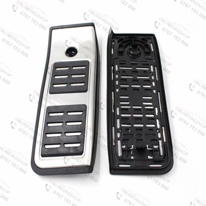 Set pedale inox + footrest transmisie manuala sau automata Audi A4 B9, A5 