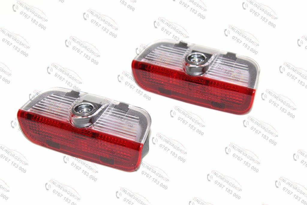 Set lampi dedicate cu logo Volkswagen pt portiere VW Passat B6, Golf 5