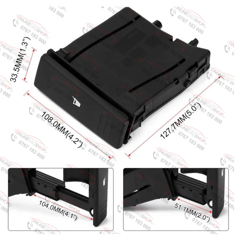 Suport pahare  fixare bord Volkswagen Polo 9N