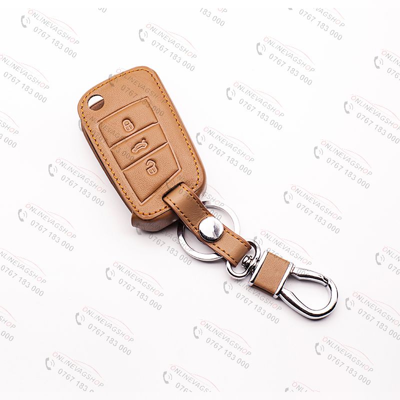 Husa piele pentru cheie Golf 7, Seat Leon, Ibiza, Skoda Octavia 3